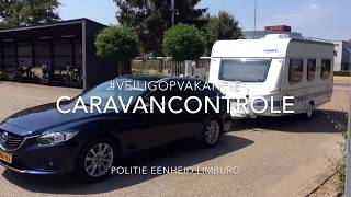 Politie controleert caravans voor veilige zomervakantie reis [upl. by Ianej]