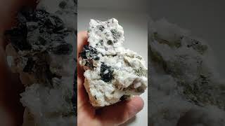 Pegmatite with Tourmaline Fluorapatite Quartz etc Oxford County Maine [upl. by Petit]