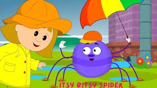 Itsy Bitsy Spider Song for children  itsy Bitsy Nursery Rhymes and Kids Poem [upl. by Elyagiba]