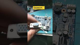 How to Insert External VGA Port in Mother Bord  VGA Output Display Port Not Workingmacnitesh2024 [upl. by Jeffery]