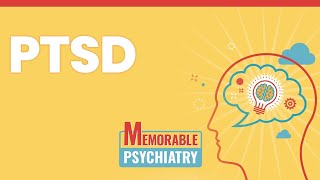 PostTraumatic Stress Disorder PTSD Mnemonics Memorable Psychiatry Lecture [upl. by Haiasi]