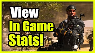 How to View In Game Stats like KD amp Score in Black Ops 6 Call of Duty Tutorial [upl. by Ettennat]