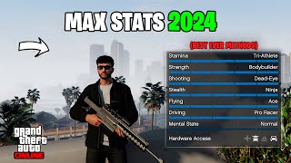 How to Max Out Stats in GTA 5 Online in 2024 BEST METHODS [upl. by Eirok]