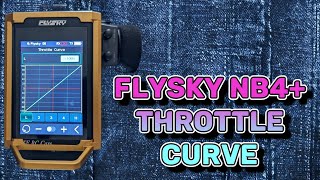 Flysky NB4 Throttle curve set up guide [upl. by Janenna]