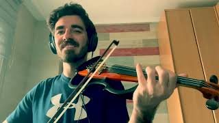 Las costuras del alma  el barrio cover violin [upl. by Ahsiekam]