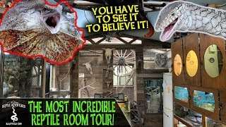 THE MOST INCREDIBLE REPTILE ROOM TOUR Camos Reptiles Australia [upl. by Eenahs158]