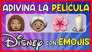 Adivina la Película quotDISNEY CON EMOJISquot RetoTriviaQuiz [upl. by Akemahs]