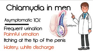 Chlamydia in men Pictures treatment causes symptoms signs discharge cure [upl. by Aidas994]