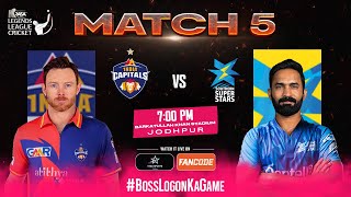 Live  Legends League Cricket Match 5  India Capitals VS Southern Super Stars  LLC 2024 [upl. by Arit]