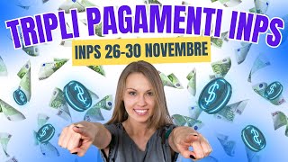 📢 TRIPLI PAGAMENTI INPS 2630 NOVEMBRE ➜ Assegno Inclusione Unico e Bonus ➜ Le Date Ufficiali🚨 [upl. by Etz359]