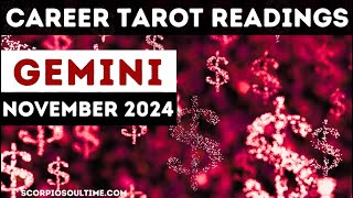 Gemini tarot November Career 😮 Youre making big decisions that have long term implications [upl. by Sobel174]