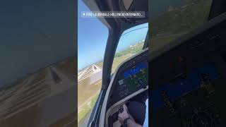 Embraer Praetor 600 Cockpit View Landing in Fort Lauderdale Florida [upl. by Wehtta]