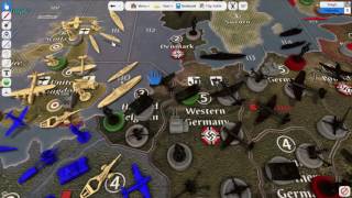 🍁 Axis and Allies Global  Round 1  Table Top Simulator [upl. by Arica]