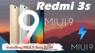 Installing MIUI 9 Global Beta ROM On Redmi 3SPrime  Mobile Tutorial  Techno Sync [upl. by Godbeare]