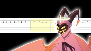 Hazbin hotel  hell is forever Easy Guitar Tabs Tutorial [upl. by Ennaharas]