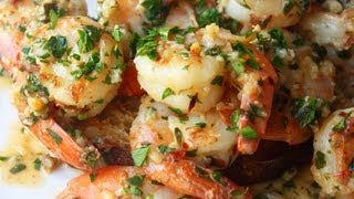 Garlic Shrimp Recipe  Quick amp Easy Garlic Shrimp [upl. by Anahpets]