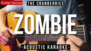 Zombie Karaoke Acoustic  The Cranberries Female Key Karaoke Version [upl. by Anaer]