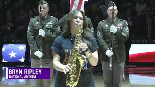 National Anthem on Saxophone for the Jazz VS Grizzlies Game  Performed By Bryn Ripley [upl. by Cleland]