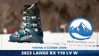 2023 Lange RX 110 LV W Ski Boots Short Review with SkiEssentialscom [upl. by Aneen122]