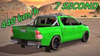 TOYOTA HILUX GEARBOX SETTING 1695HP  CAR PARKING MULTIPLAYER [upl. by Miltie]