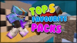 My Top 5 Favourite Bedwars Texture Packs [upl. by Richard513]