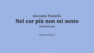 Giovanni Paisiello  Nel cor più non mi sento sample [upl. by Eenrahc618]