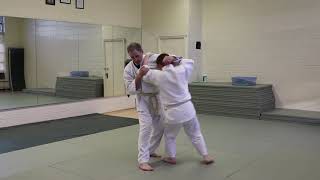 Aikido v Boxing irimi nage [upl. by Nirik]