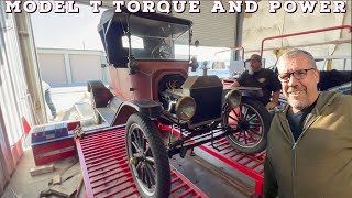 Model T Runabout Torque and Horsepower Dyno Run [upl. by Enelav224]