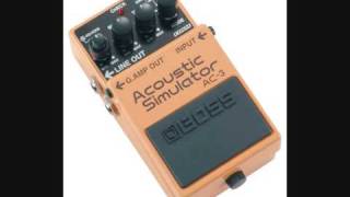 Boss AC3 demo accoustic simulator Some Feelings with Lag RS200 and Orange TINY TERROR [upl. by Hgeilhsa47]