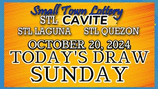 STL CAVITE STL LAGUNA STL QUEZON TODAY DRAW OCTOBER 20 2024 [upl. by Eselahc]