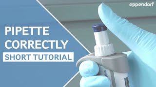 How to pipette correctly – a short stepbystep introduction into proper pipetting [upl. by Iatnwahs413]