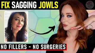 Fix Sagging Jowls in 5 Easy Steps 47 No Fillers No Surgery How I Fixed Mine [upl. by Annavahs518]