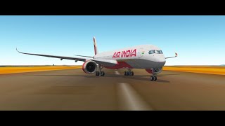 Geofs 37  Air India A350 [upl. by Ophelia]