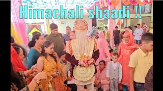 Yeh Hoti Hai Himachal Wali Shaadi Himachali Wedding Vibes  Cousin Ki Desi Shaadi Ka Maza [upl. by Etteyafal]