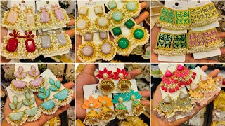 Budget friendly earrings collection দারুণ কানের দুল কালেকশন jewelry jewelleryshop [upl. by Ahras153]