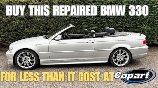 REPAIRING AN ABANDONED DVLA SEIZED BMW 330 SPORT [upl. by Elleynod]