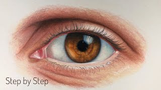 How To Draw Realistic Eye  Step by Step amp Easy To Follow [upl. by Rayham]