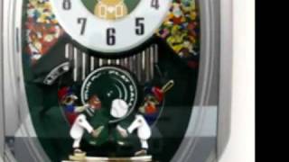 QXM256SRH  Seiko Melodies in Motion Baseball Clock [upl. by Whyte415]