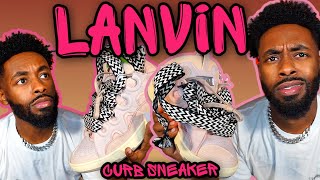 Lanvin Curb Sneakers Unboxing Detailed Review and On Feet [upl. by Nojad]