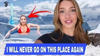 Lexi Rivera spends the whole night in the coldest place landrew lexirivera youtubestar7779 [upl. by Toffey]