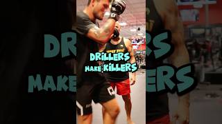 DRILLERS MAKE KILLERS Muay Thai Kicking Heavybag Workout capcutcaptions capcut muaythai shorts [upl. by Araccat]