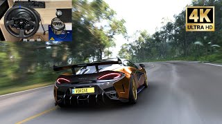 FORZA HORIZON 5 I MCLAREN 620R I THRUSTMASTER T300 RS I STEERING WHEEL GAMEPLAY [upl. by Eirb537]