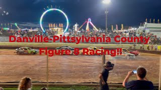 2024 DanvillePittsylvania county fair Figure 8 race [upl. by Alon]