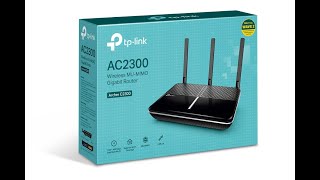 How to Configure TPLINK Archer C2300 v2 MUMIMO Gigabit WiFi Router AC2300 [upl. by Schober]