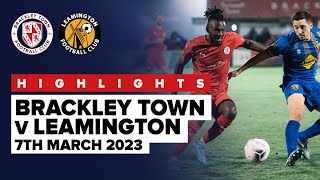 Highlights Brackley Town 1 2 Leamington [upl. by Yeniar824]