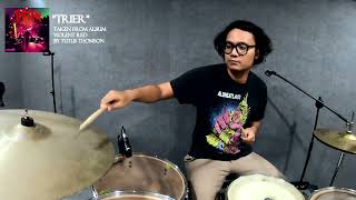 Tutus Thomson  Trier ft Hallo Santa Drum Playthrough [upl. by Joselow]