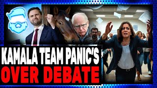 Kamala Harris IN FULL BLOWN PANIC As Tim Walz May DROP OUT If Debate With JD Vance Goes Bad [upl. by Desimone]