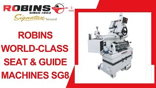 Robins World Class Seat amp Guide Machines SG8 enginerebuilding robinsmachines [upl. by Eddi]