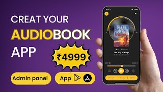 How To Make a Audiobook App  Flutter Audio Book App with Admin Panel [upl. by Anahsirk971]