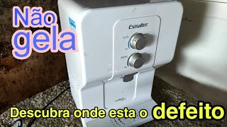 Bebedouro Esmaltec purificador não gela como descubra onde está o defeito [upl. by Acirem580]